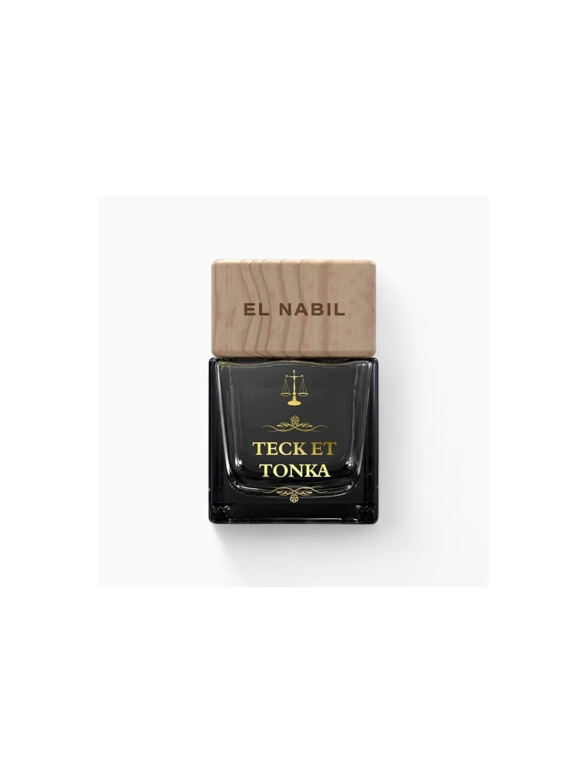 Teck et Tonka Parfum pour Dressing 50 ml | El Nabil Flacon avec Bouchon Diffuseur – RBC Senteurs