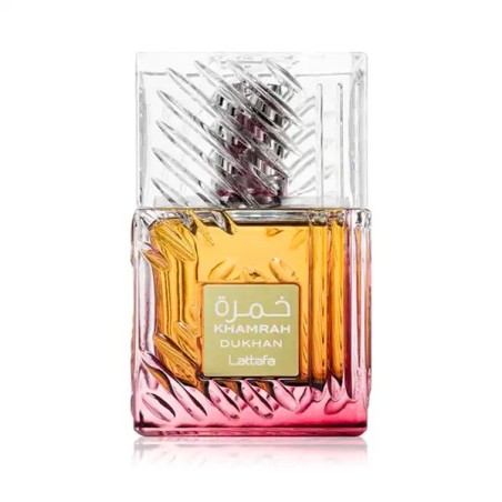 Khamrah Dukhan Lattafa Eau de Parfum 100 ml parfum oriental boisé ambré homme femme