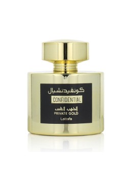 Confidential Private Gold Lattafa Eau de Parfum 100 ml parfum oriental floral ambré homme femme