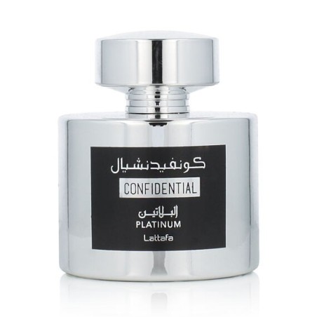 Confidential Platinum Lattafa Eau de Parfum 100 ml parfum oriental boisé épicé homme femme