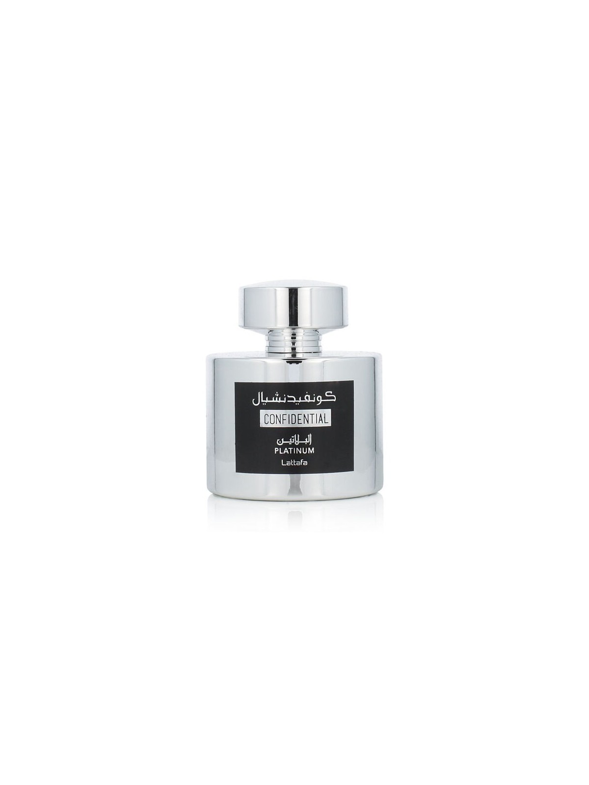 Confidential Platinum Lattafa Eau de Parfum 100 ml parfum oriental boisé épicé homme femme