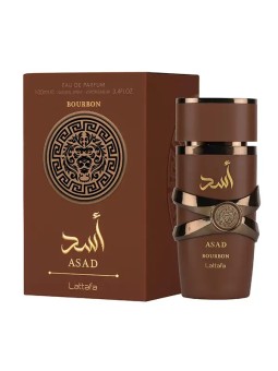 Asad Bourbon Lattafa 100 ml eau de parfum homme ambrée boisée intense