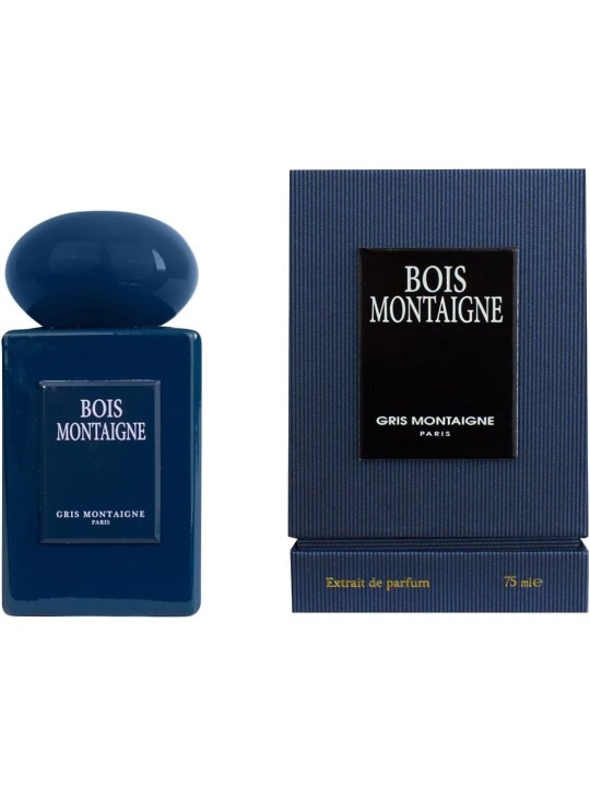 BOIS MONTAIGNE – Extrait de Parfum 75 ML | Gris Montaigne Paris | Woody Amber Unisex Perfume