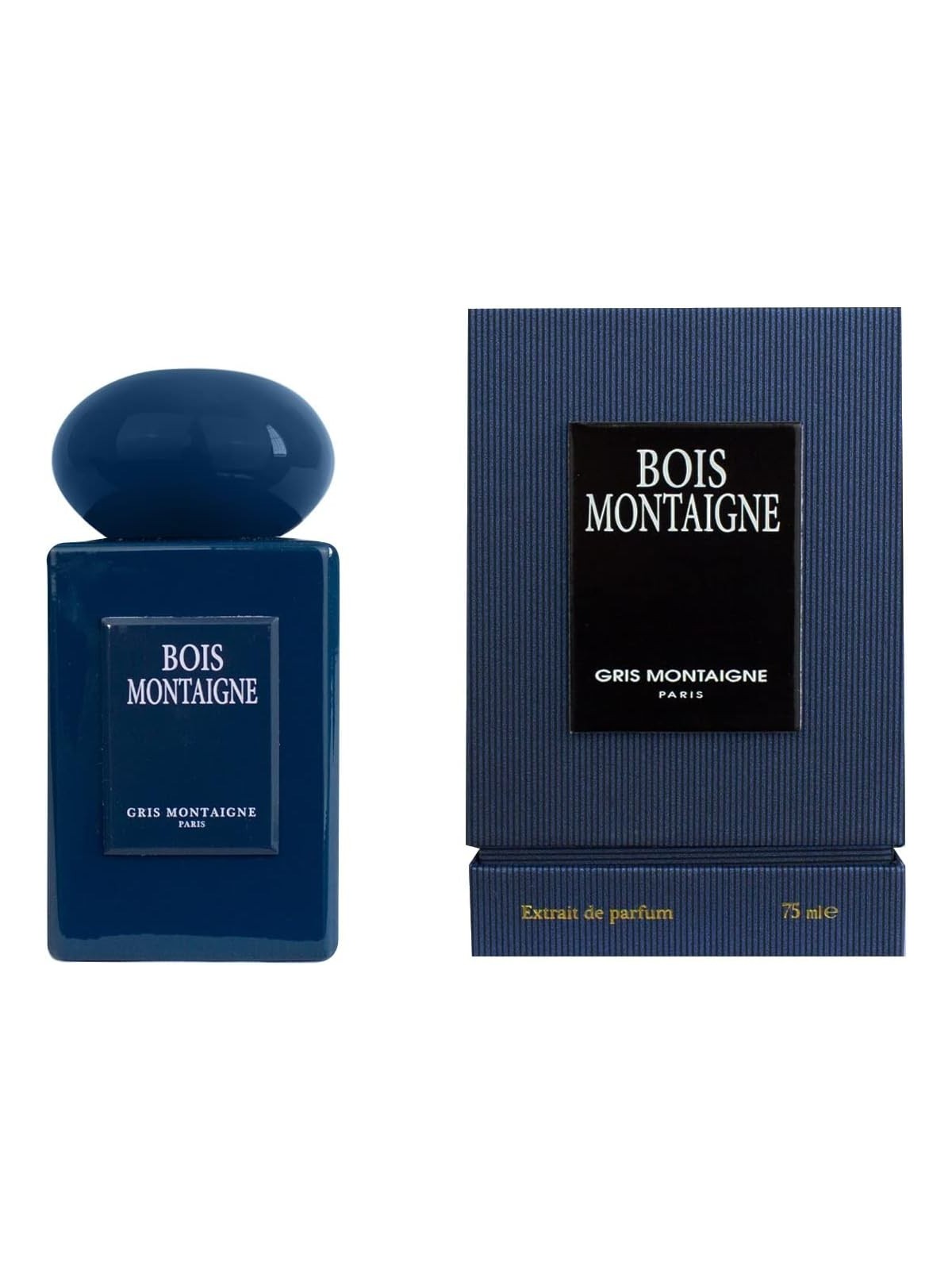 BOIS MONTAIGNE – Extrait de Parfum 75 ML | Gris Montaigne Paris | Woody Amber Unisex Perfume