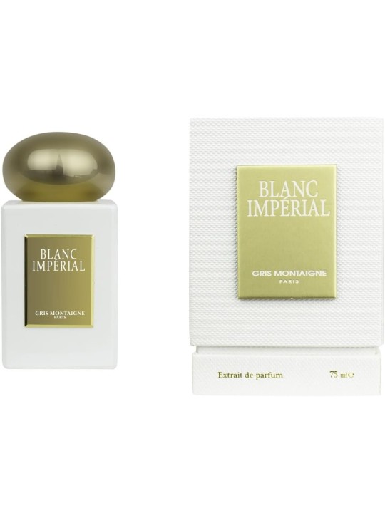 Blanc Impérial – Extrait de Parfum Gris Montaigne 75 ML – Parfum Mixte Floral & Musqué