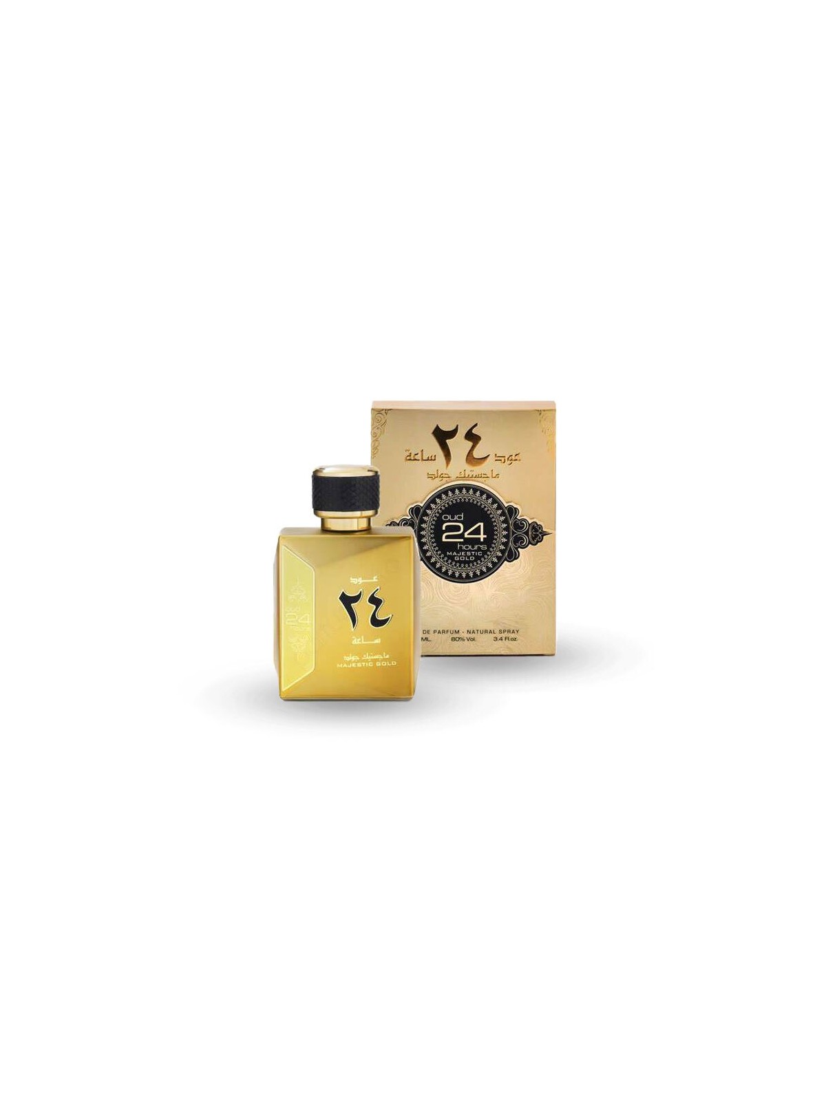 Oud 24 Hours Majestic Gold – 100ml – Lattafa – Ard al zaafaran senteur Emporio Armani Stronger With You Leather Giorgio Armani
