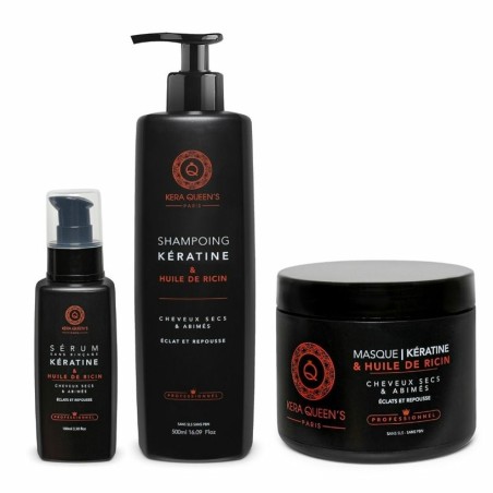GAMME KÉRATINE & HUILE DE RICIN : SOINS POUR CHEVEUX SECS ET ABÎMÉS – KERA QUEEN’S