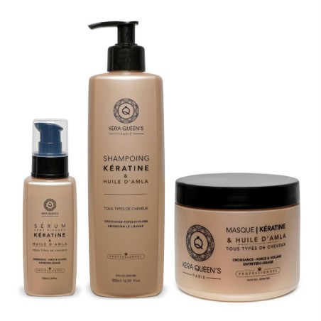 GAMME KÉRATINE & HUILE D’AMLA : SOINS POUR TOUS TYPES DE CHEVEUX – KERA QUEEN’S