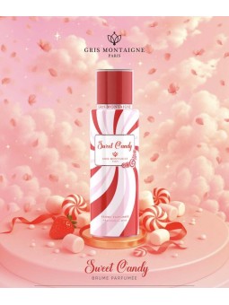 Brume Sweet Candy Gris Montaigne 250ml parfum corps et cheveux
