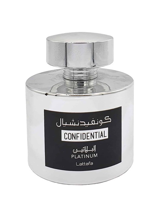 Confidential Private Platinum Lattafa Eau de Parfum 100ml mixte
