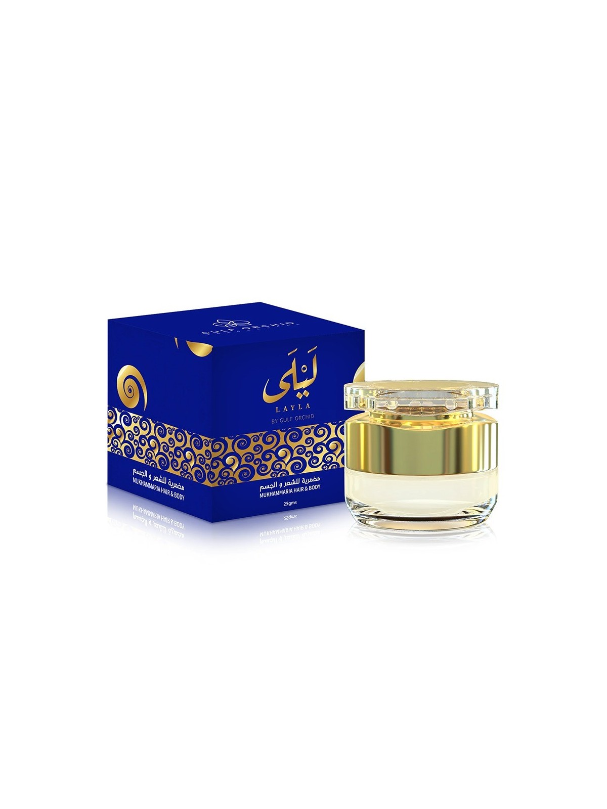 GULF ORCHID LAYLA MUKHAMMARIA HAIR & BODY 25GM POUR FEMME