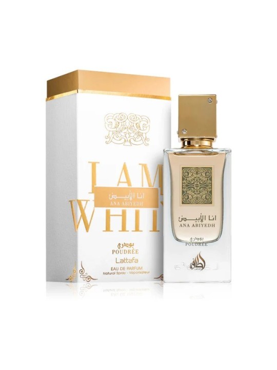 Ana Abiyedh Poudrée Lattafa Eau de Parfum 60 ml femme inspiré Narciso Poudrée