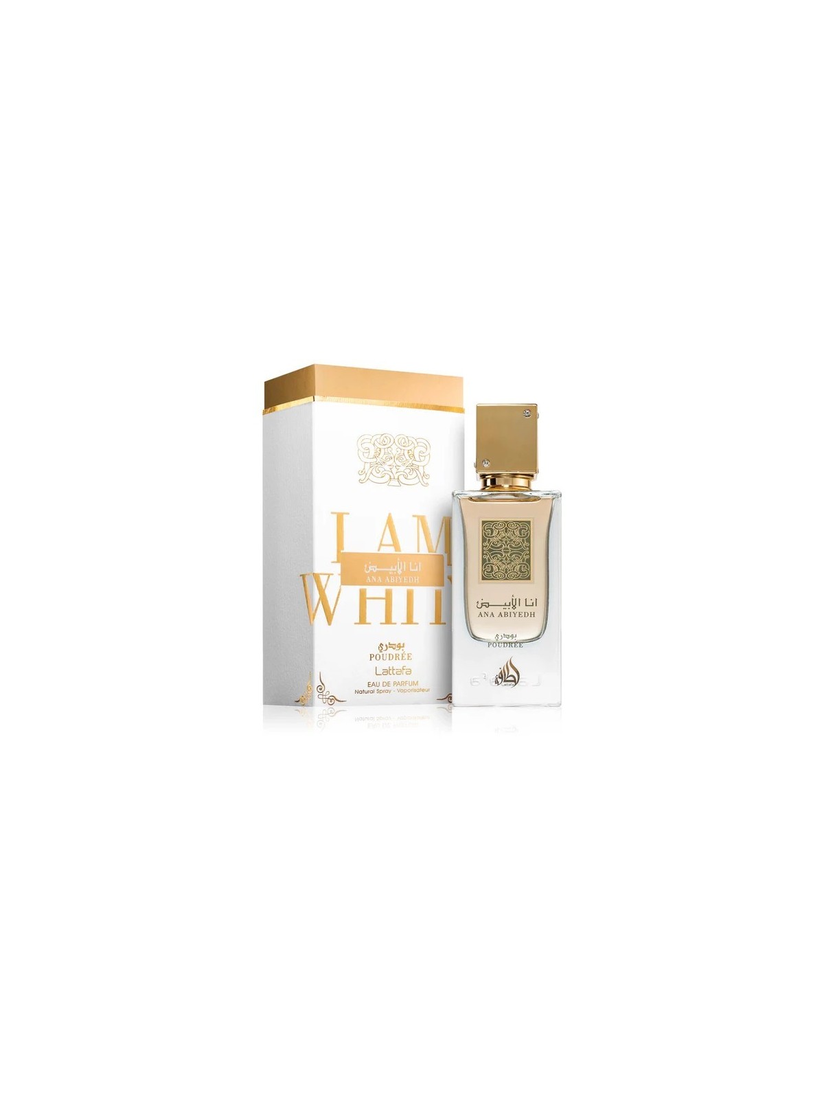 Ana Abiyedh Poudrée Lattafa Eau de Parfum 60 ml femme inspiré Narciso Poudrée
