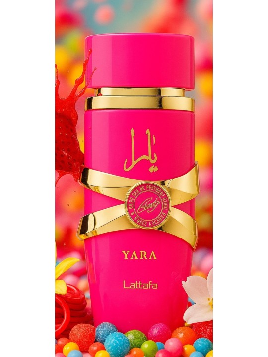 Yara Candy Lattafa 100 ml eau de parfum femme gourmande et fruitée