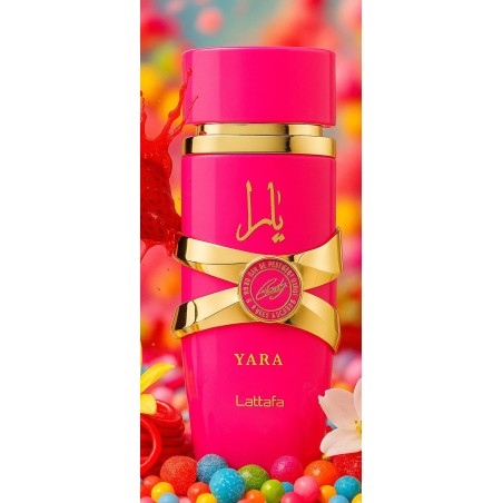 Yara Candy Lattafa 100 ml eau de parfum femme gourmande et fruitée