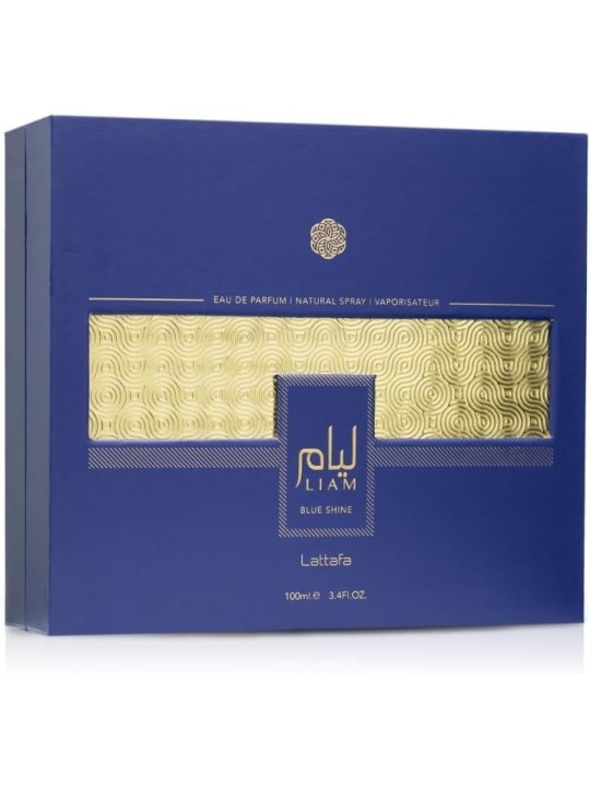 Liam Blue Shine Lattafa Eau de Parfum 100 ml pour homme, parfum frais et marin