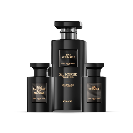 Coffret Bois Montaigne Gris Montaigne Paris eau de parfum mixte boisé élégant