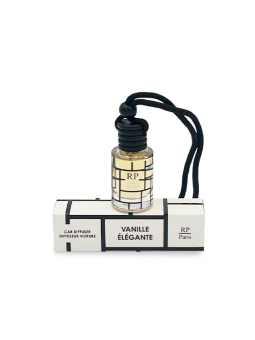 Vanille Élégante diffuseur voiture RP Paris parfum auto gourmand raffiné