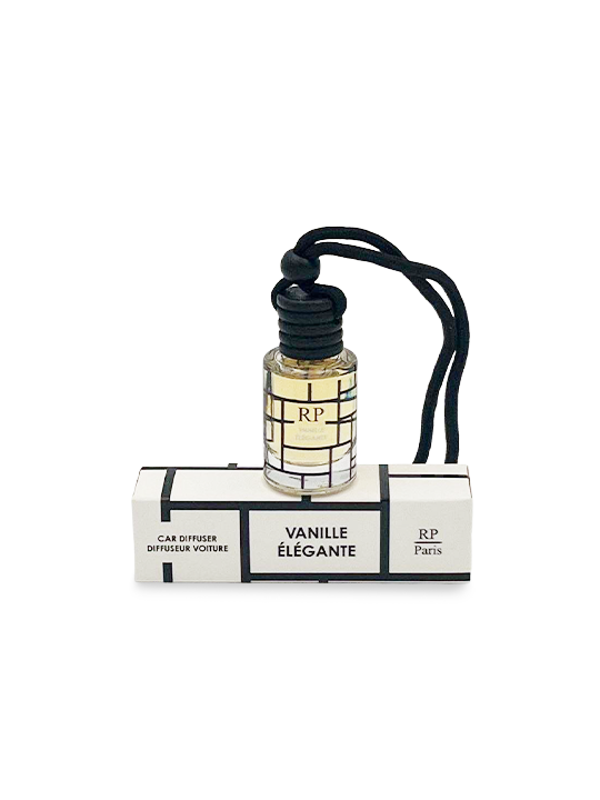 Vanille Élégante diffuseur voiture RP Paris parfum auto gourmand raffiné