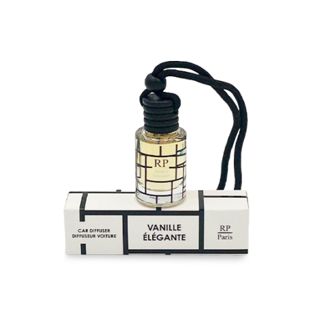 Vanille Élégante diffuseur voiture RP Paris parfum auto gourmand raffiné