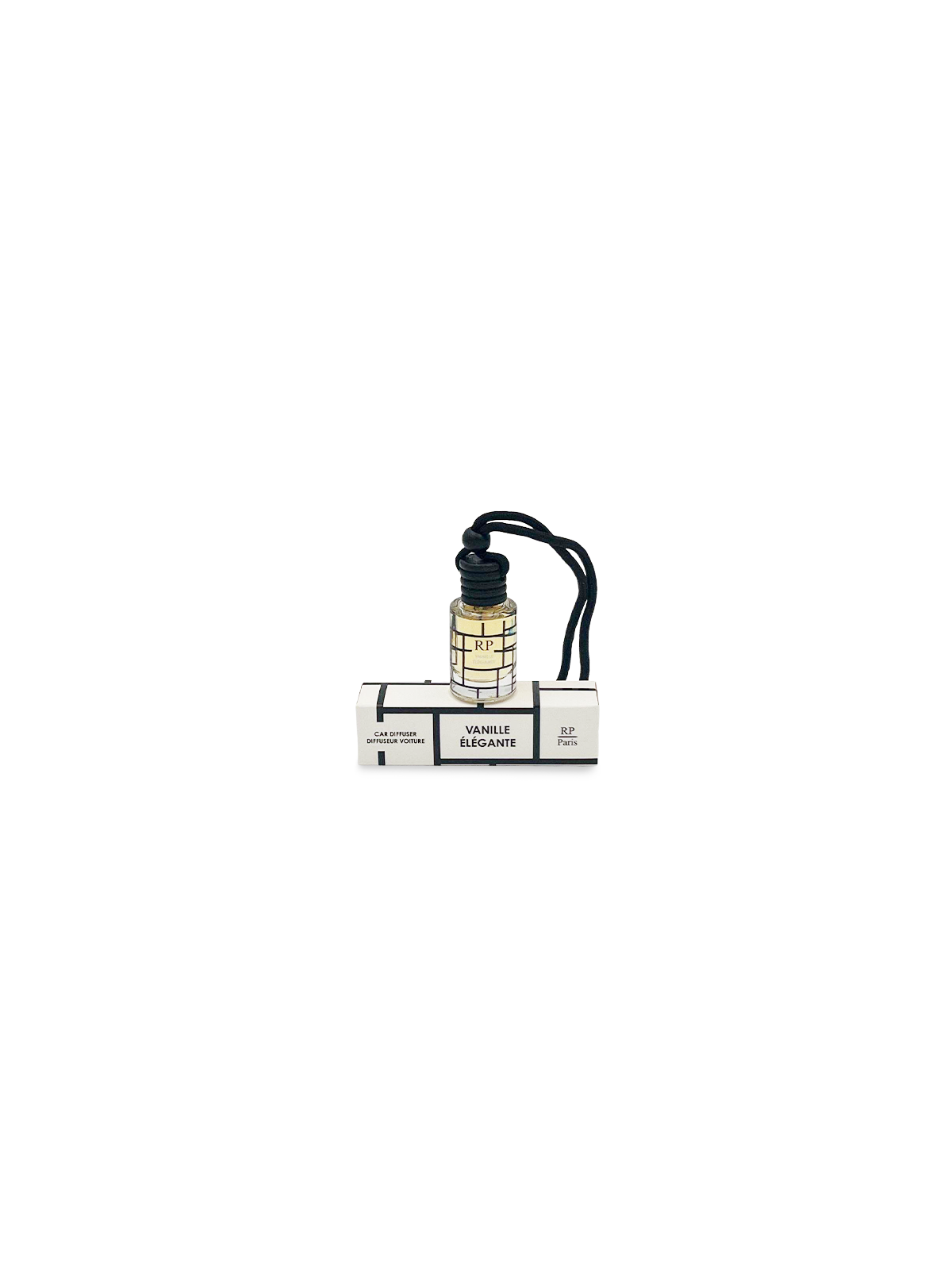 Vanille Élégante diffuseur voiture RP Paris parfum auto gourmand raffiné