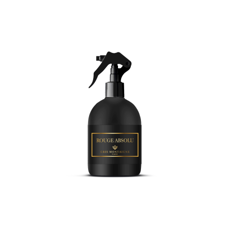 Spray Textile Rouge Absolu 250 ml – Gris Montaigne Paris | Brume Parfumée Maison & Linge