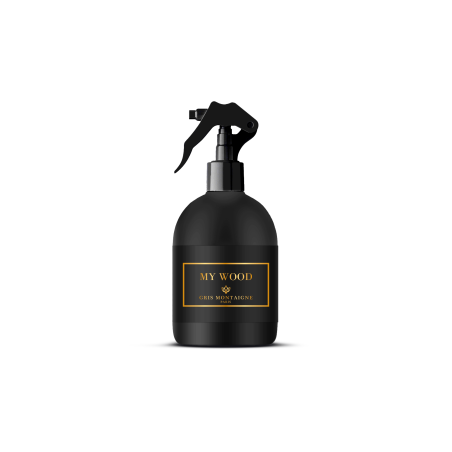 Spray Textile My Wood 250 ml Gris Montaigne Paris brume parfumée boisée linge maison