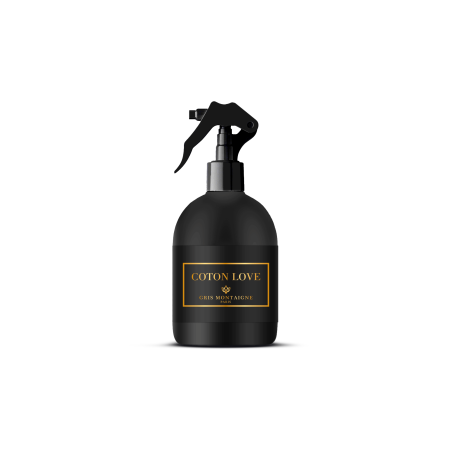 Spray Textile Coton Love 250 ml Gris Montaigne Paris brume parfumée linge maison