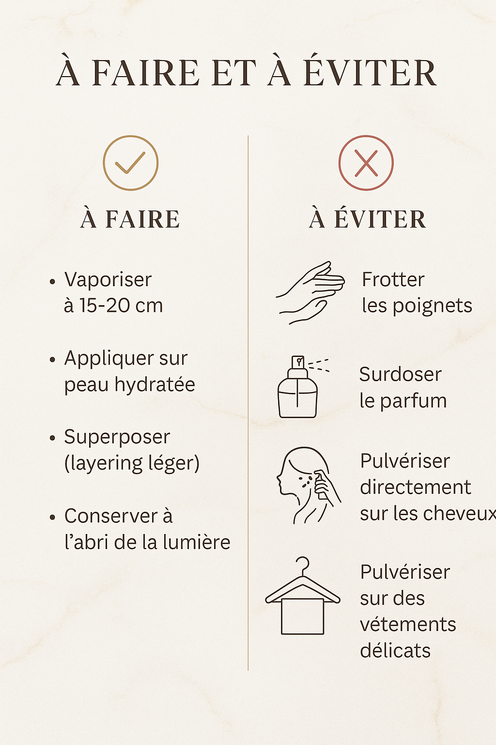 Gestes à faire et à éviter pour appliquer son parfum